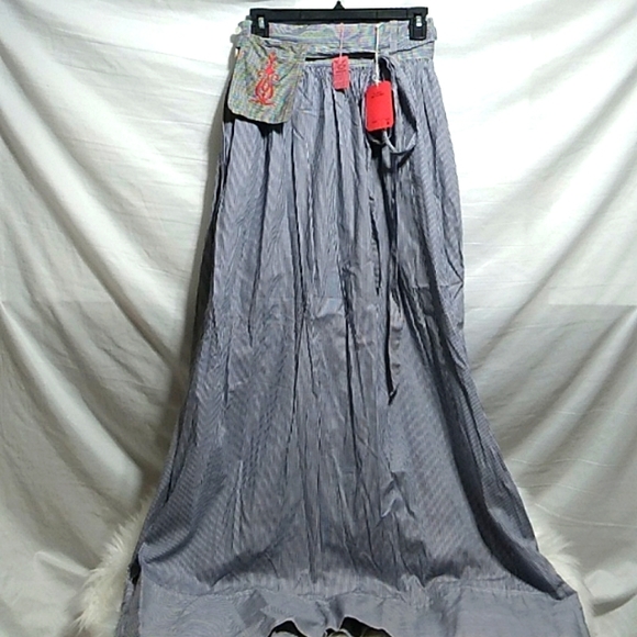 Jupe International Dresses & Skirts - LAST DROP! Authentic JUPE International Maxi Striped Wrap Around Skirt Sz.8